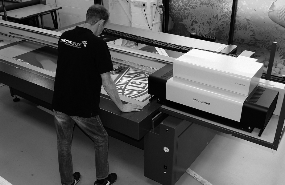 Fine Cut install the UK’s first SwissQ Impala LED printer