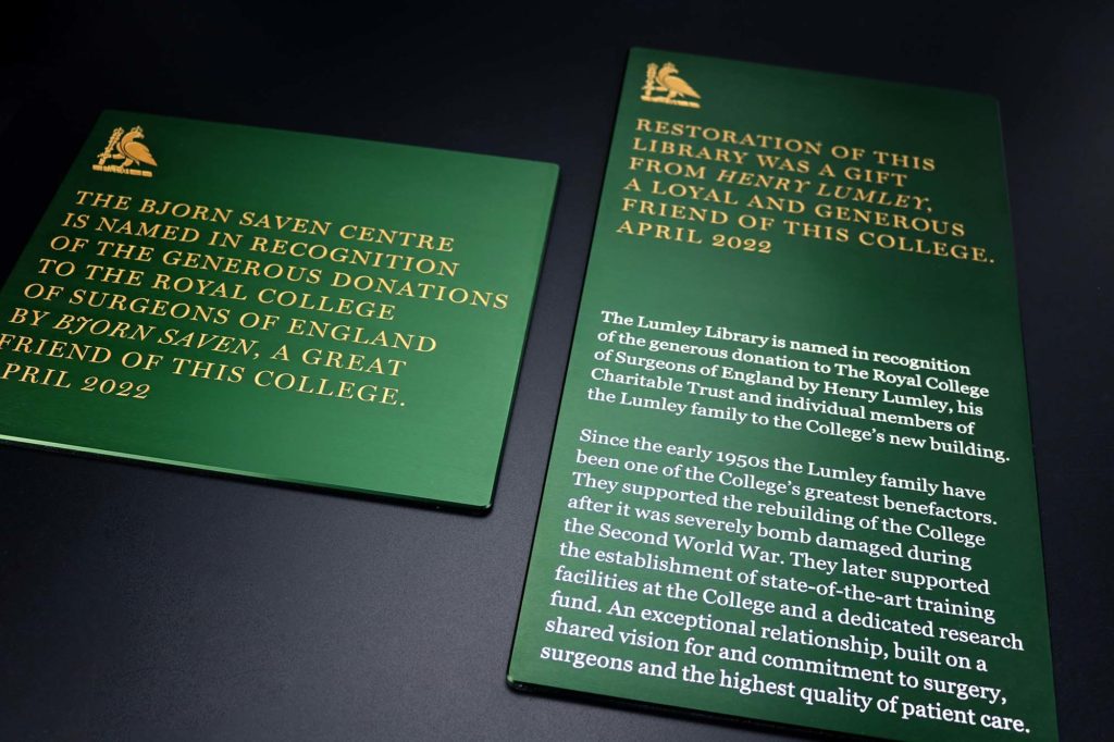 Bespoke Engraved Plaques - Time Critical Service